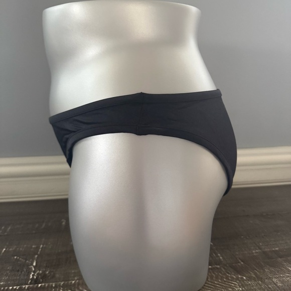 Victorias Secret Swim Bottom Bikini XL Size 16 Black Golden Hour Classic - Picture 4 of 6